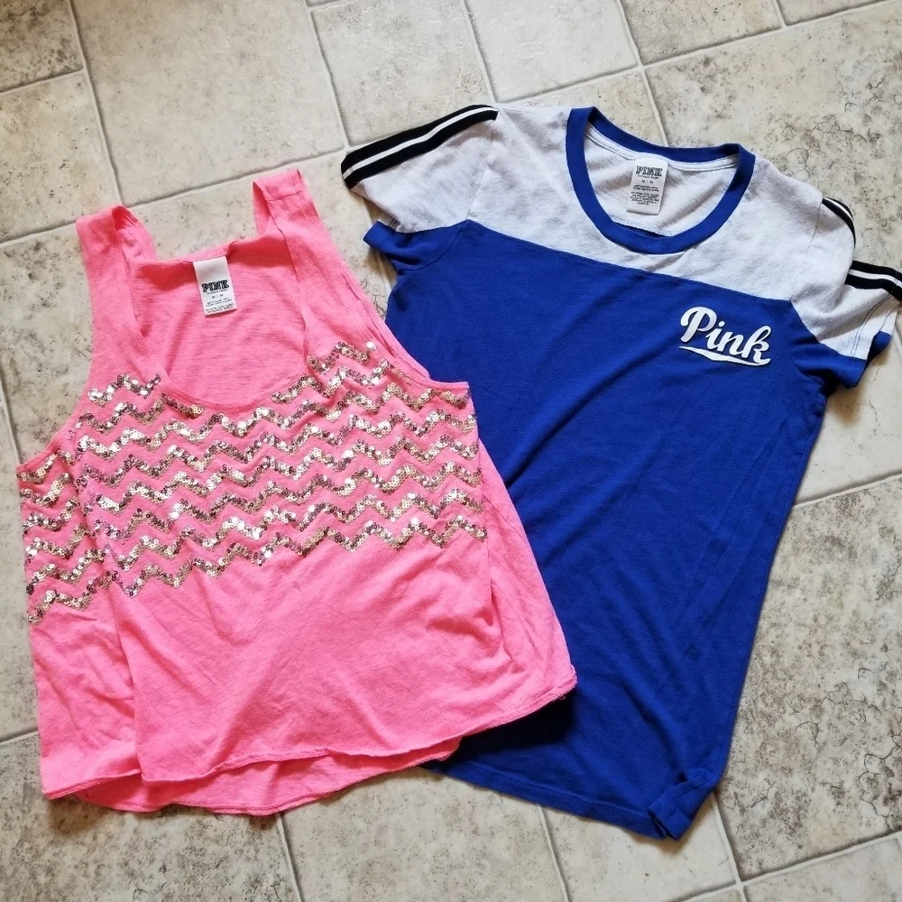 PINK Victoria's Secret Shirt Bundle - Picture 1 of 4